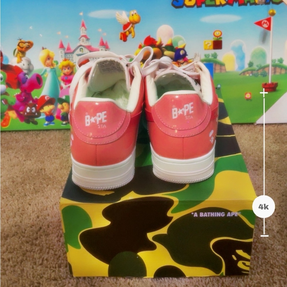 Bapesta pink Low - Picture 3 of 8